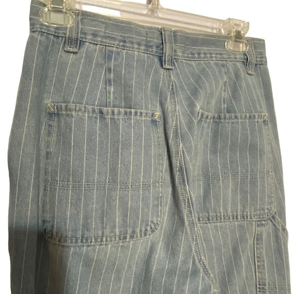 Pacsun Striped Mom Jeans Blue and White Size 26 - Picture 4 of 11
